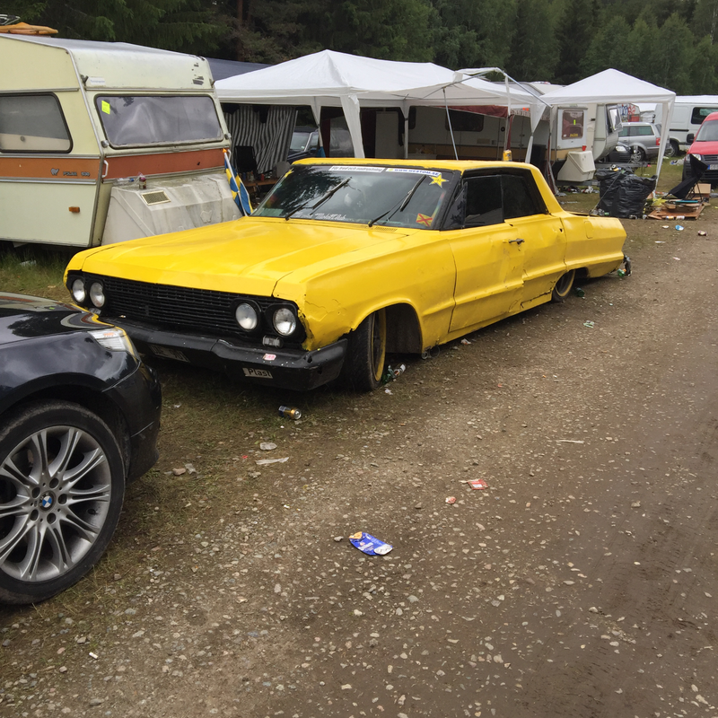 This ride was driving around, scraping everywhere.